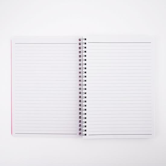 White paper notebook