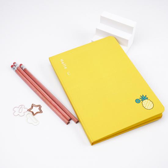 A5 case binding hardcover Pineapple Series notebook