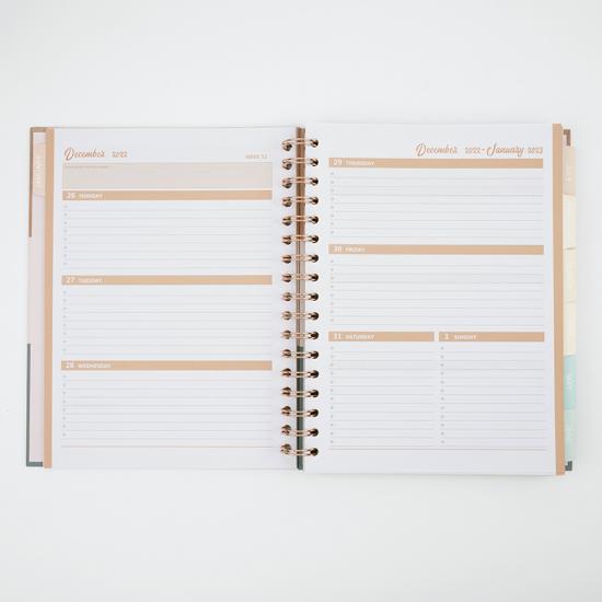 Recycle paper planner